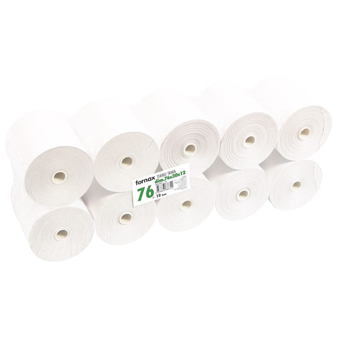 ROLA TERMO 76MMX30M PK10 FORNAX