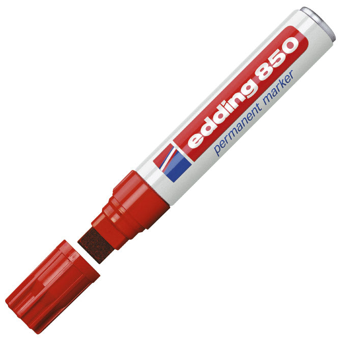 MARKER PERMANENTNI 5-16MM EDDING 850 CRVENI