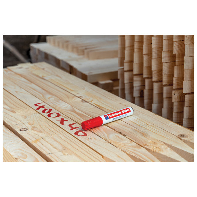 MARKER PERMANENTNI 5-16MM EDDING 850 CRVENI