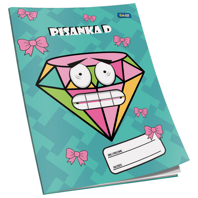 Obrazac školski pisanka "D" za 4razred Educa
