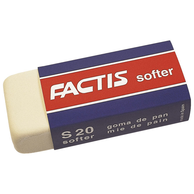 SINTETIČNA RADIRKA S20 SOFTER FACTIS BELA-KOS