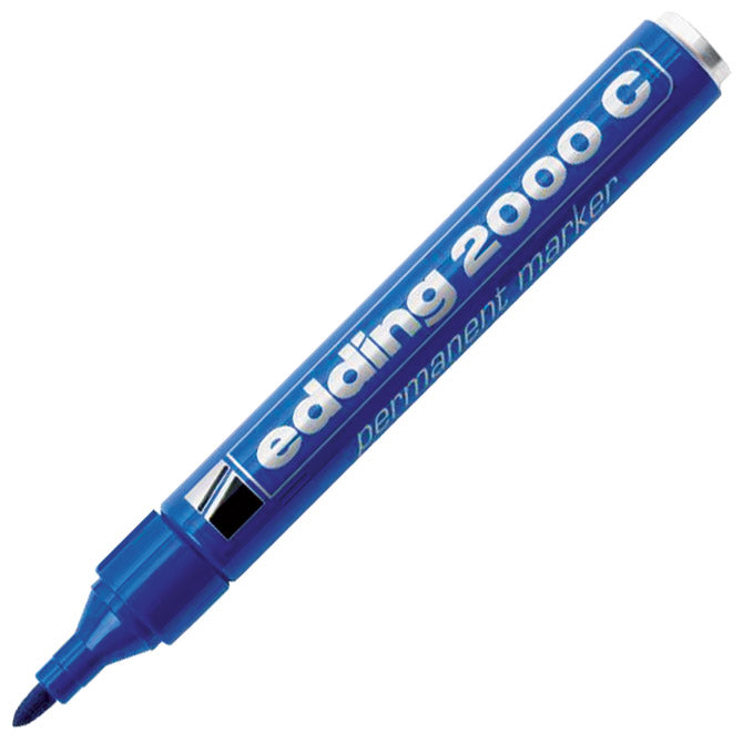 Obstojni marker z okroglo konico 1,5-3mm edding 2000c modri
