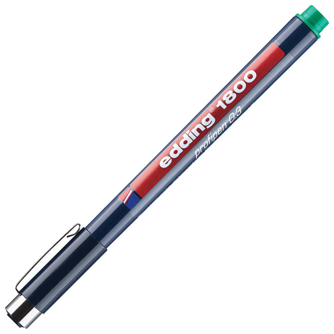 TEHNIČNI FLOMASTER PROFIPEN 0,3MM EDDING 1800 ZELENI