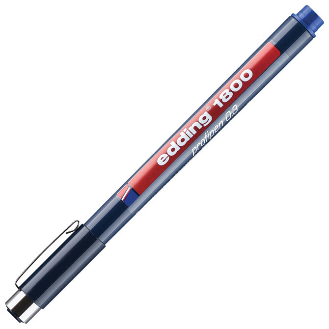 FLOMASTER ZA TEHNIČKO CRTANJE PROFIPEN 0,3MM EDDING 1800 PLAVI