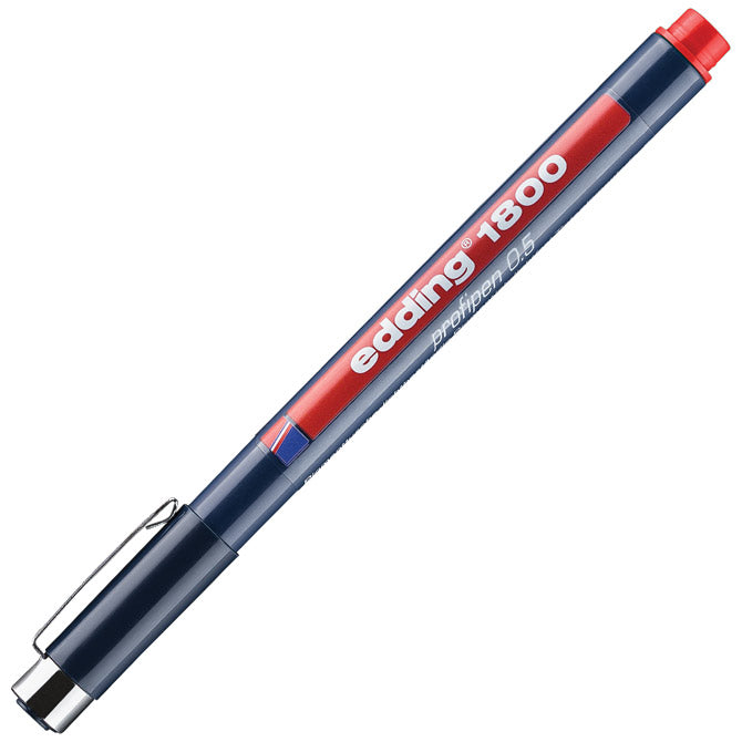 FLOMASTER ZA TEHNIČKO CRTANJE PROFIPEN 0,5MM EDDING 1800 CRVENI