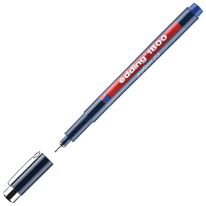 FLOMASTER ZA TEHNIČNO RISANJE PROFIPEN 0,5MM EDDING 1800 MODRA