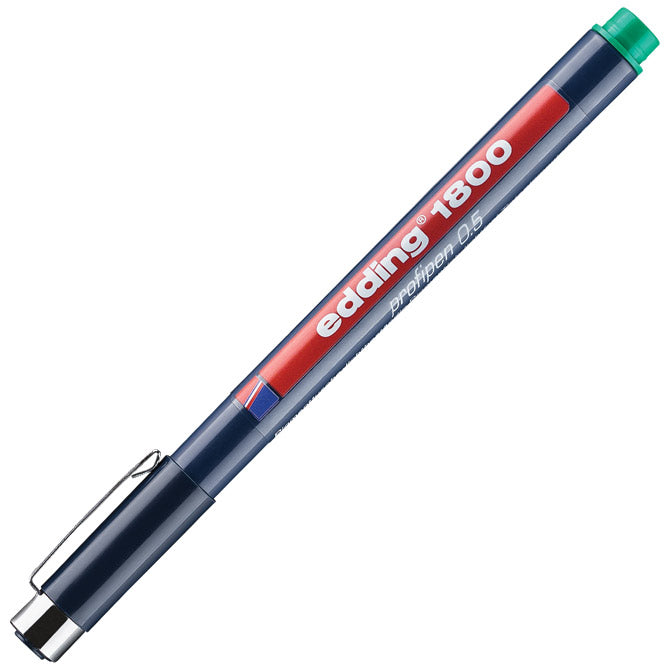 FLOMASTER ZA TEHNIČKO CRTANJE PROFIPEN 0,5MM EDDING 1800 ZELENI