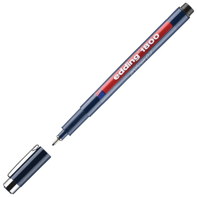 FLOMASTER ZA TEHNIČKO CRTANJE PROFIPEN 0,7MM EDDING 1800 CRNI