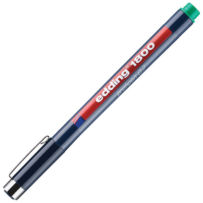 FLOMASTER ZA TEHNIČKO CRTANJE PROFIPEN 0,7MM EDDING 1800 ZELENI