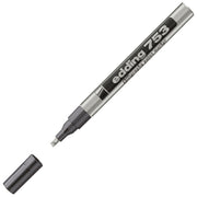 Marker permanentni kaligrafski 1-2,5mm edding 753 srebrna