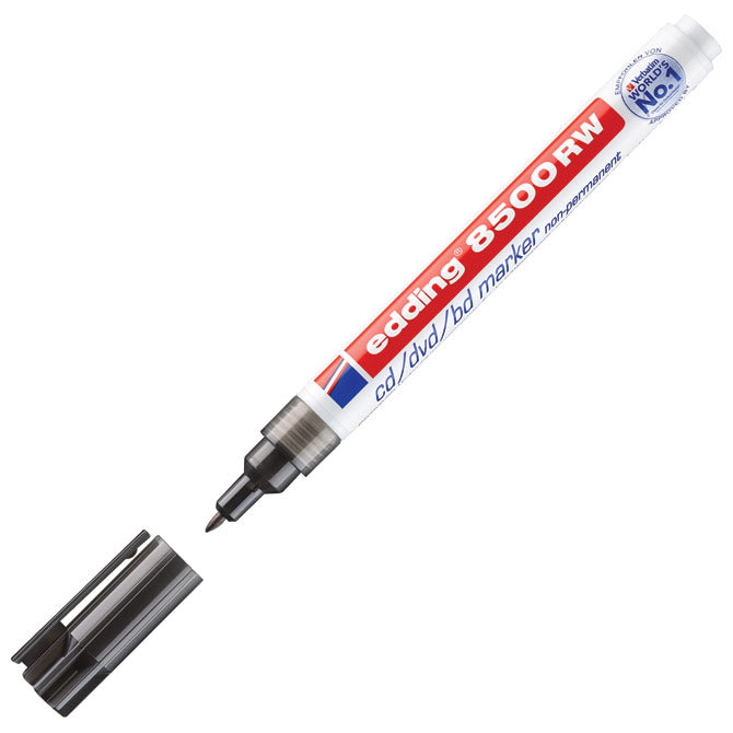 MARKER ZA CD/DVD 1MM OKRUGLI VRH EDDING 8500 RW CRNI