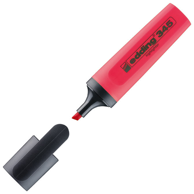 Marker 2-5mm Edding 345 rdeč