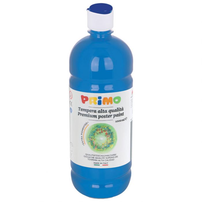 BOJA TEMPERA  1LITRA PRIMO 203TL1000501 PLAVA CYAN