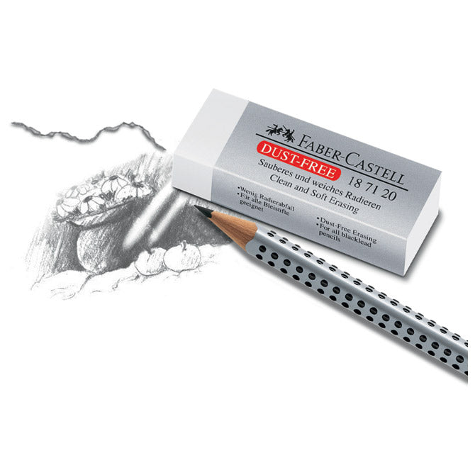 SVINČNIK GRAFITNI B GRIP 2001 FABER-CASTELL 117001 SREBRN