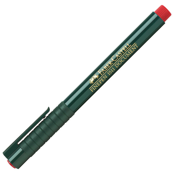 Flomaster finepen 0,4mm faber castell 1511 rdeči