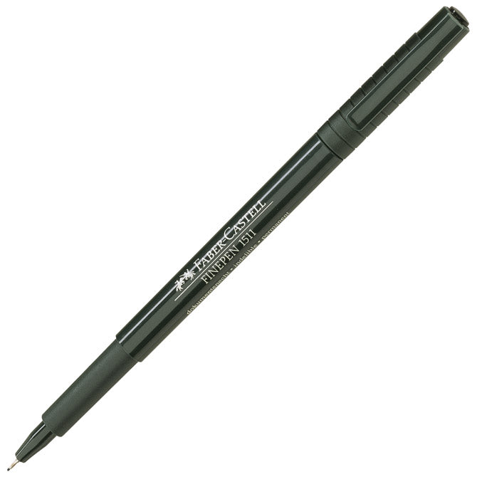 Flomaster finepen 0,4mm faber castell 1511 crni