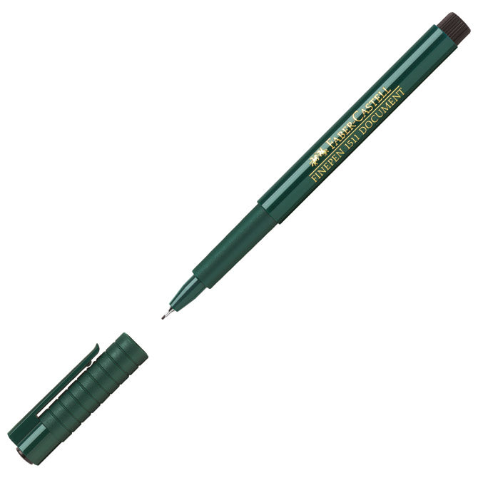 Flomaster finepen 0,4mm faber castell 1511 crni