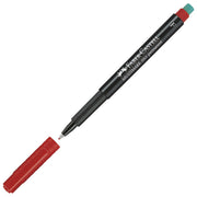 Marker permanentni 0,6mm multimark faber castell 151321 rdeči