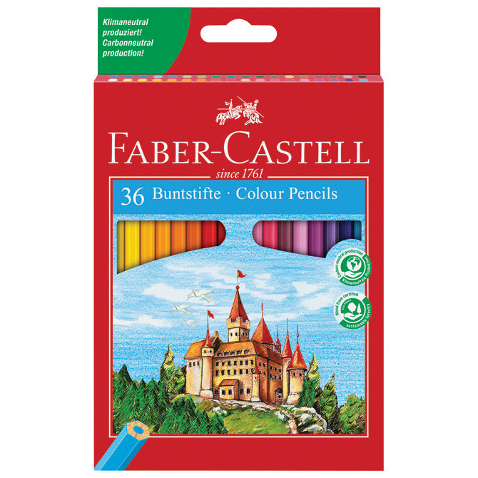 Barvice lesene 36barv faber castell 120136 blister