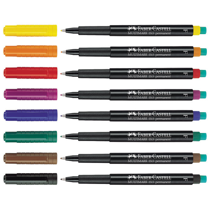 Marker permanentni 0,6mm multimark faber castell 151309/8boja
