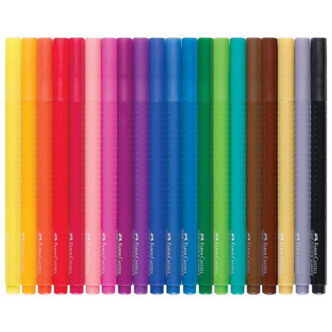 Flomaster školski 20boja Grip Faber-Castell 155320 blister
