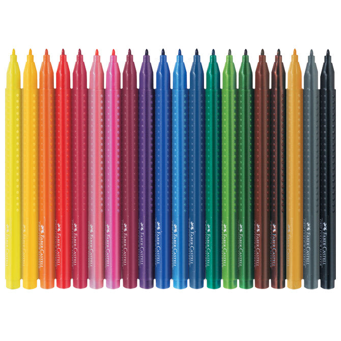 Flomaster šolski 20barv Grip Faber-Castell 155320 blister