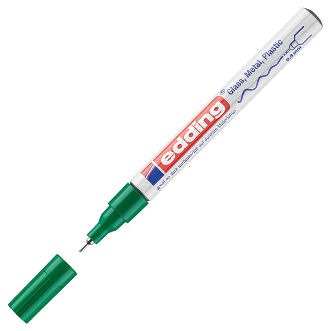 Permanentni lakirni marker 0,8 mm edding 780 zeleni