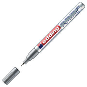 Marker permanentni lakirajući 0,8mm edding 780 srebrni