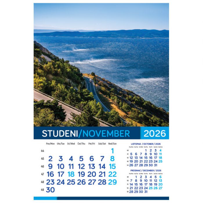 KALENDAR "MORE 2027" 13 LISTOVA, SPIRALA