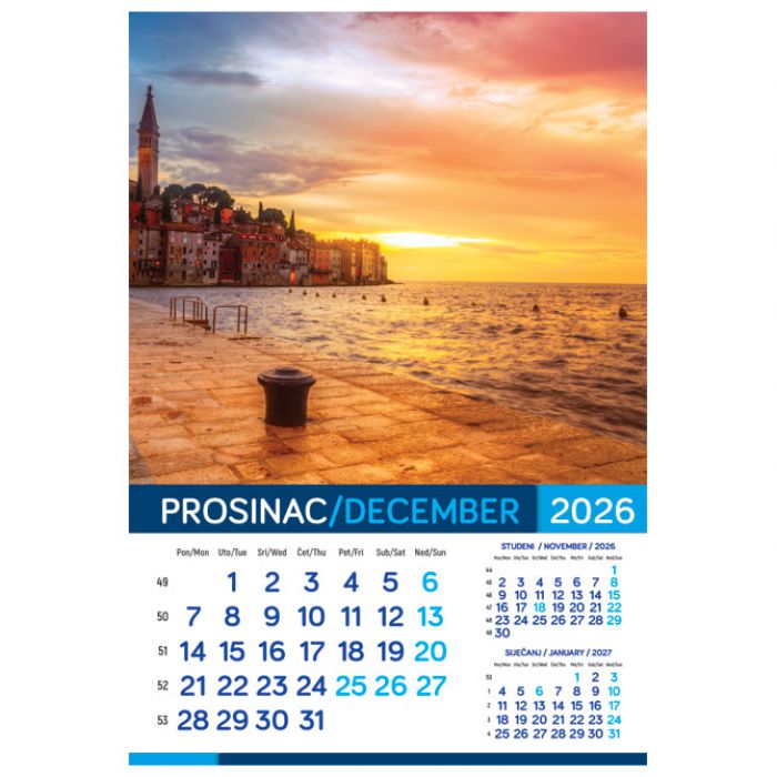 KALENDAR "MORE 2027" 13 LISTOVA, SPIRALA