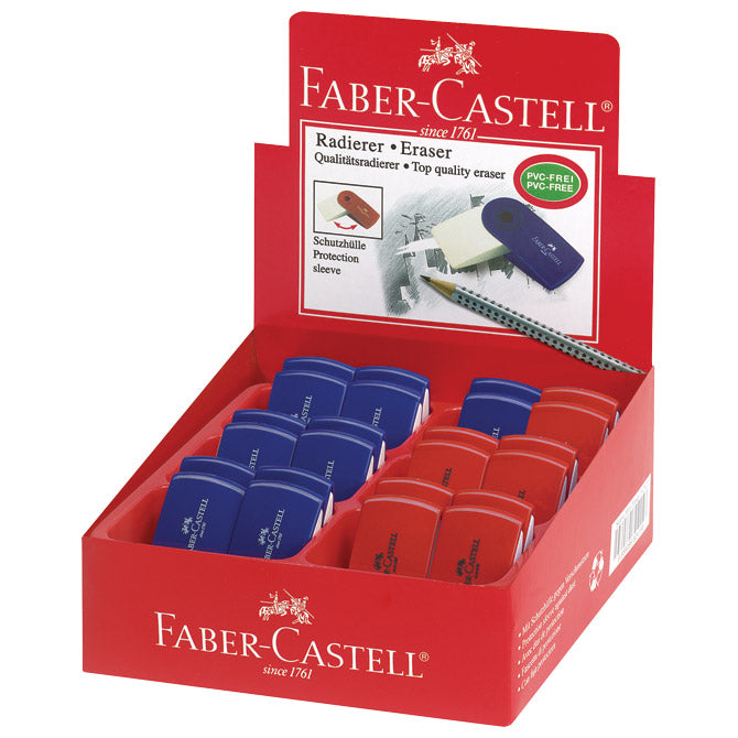 GUMICA PLASTIČNA SLEEVE MINI FABER CASTELL 182411 BIJELO/SORTIRANO