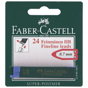 PISALNE MINCE 0,7MM HB SUPER POLIMER PK2 FABER CASTELL BLISTER