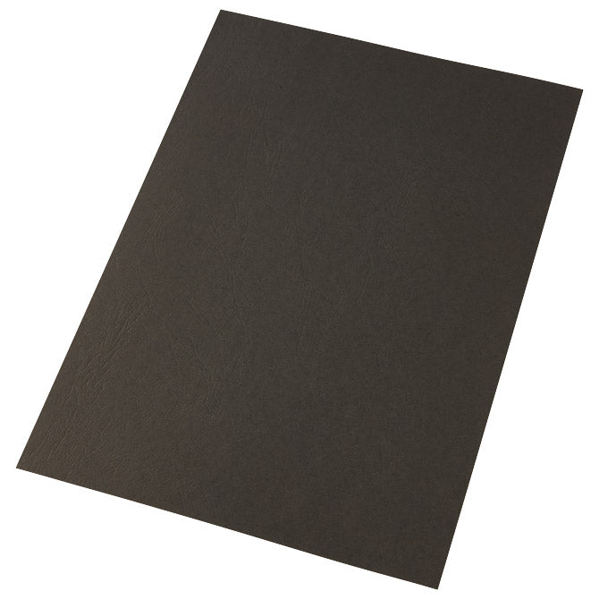 PLATNICE ZA SPIRALNO VEZAVO 250G KARTON RELIEFNE A3 PK100 GBC T22410029 ČRNE