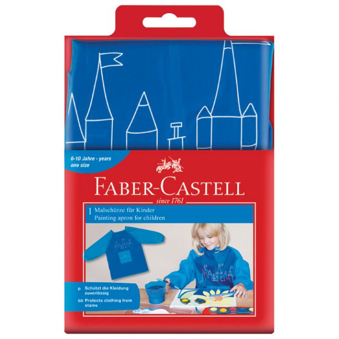 PREGAČA ZA LIKOVNI S RUKAVIMA 43X57 CM FABER-CASTELL 201203 PLAVA BLISTER