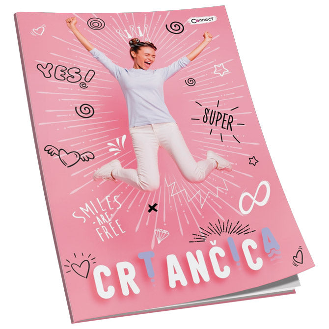 OBRAZAC ŠKOLSKI CRTANČICA ZA 1RAZRED PREMIUM CONNECT GIRL