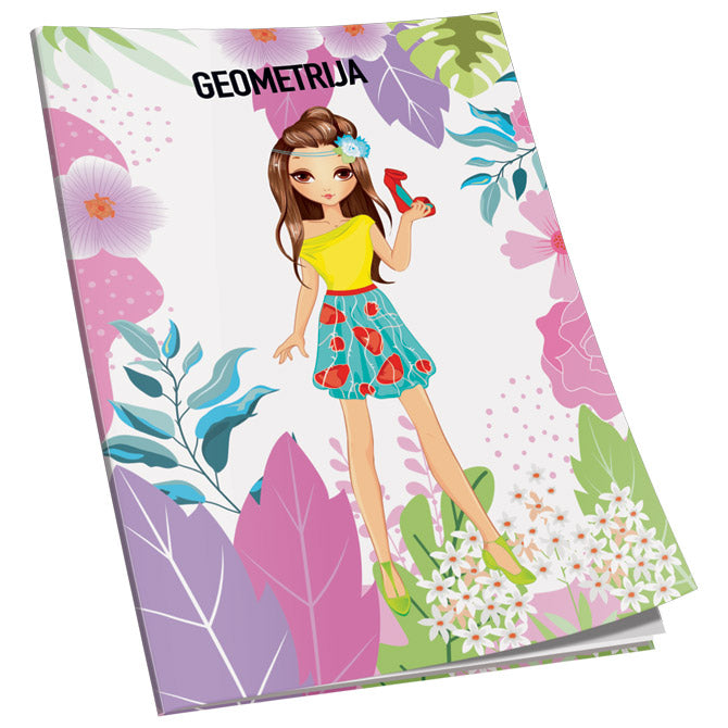 OBRAZAC ŠKOLSKI GEOMETRIJA PREMIUM CONNECT GIRL