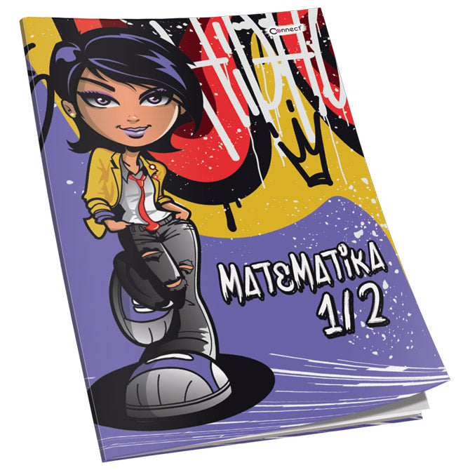 OBRAZAC ŠKOLSKI MATEMATIKA ZA 1 I 2RAZRED PREMIUM CONNECT GIRL