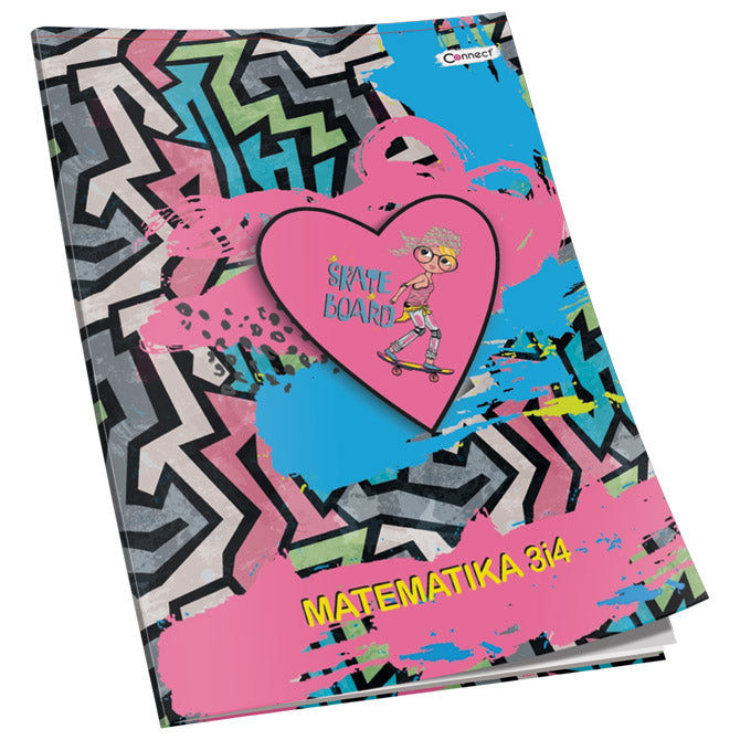 OBRAZAC ŠKOLSKI MATEMATIKA ZA 3 I 4RAZRED PREMIUM CONNECT GIRL