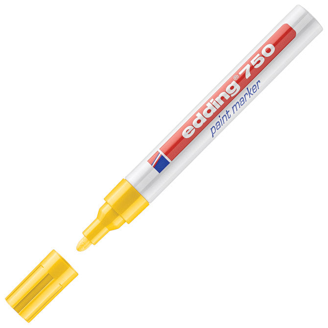 Marker permanentni lakirajoči 2-4mm edding 750 rumeni