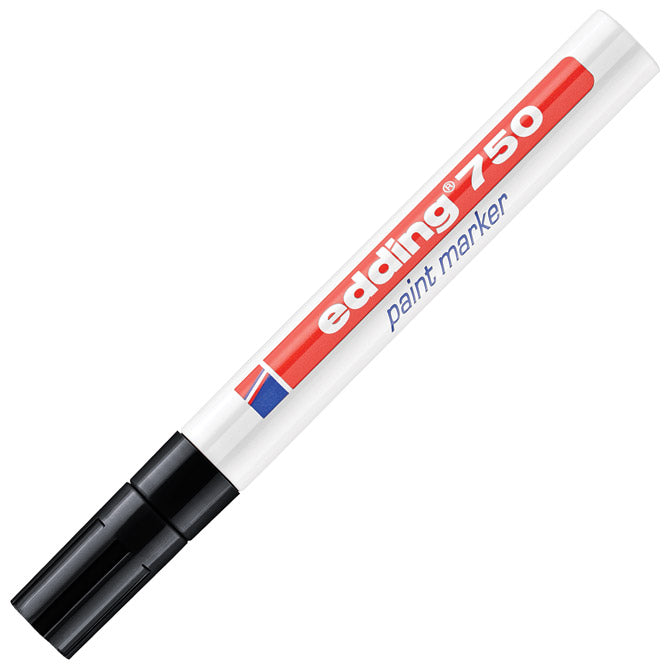 Marker permanentni lakirajući 2-4mm edding 750 crni