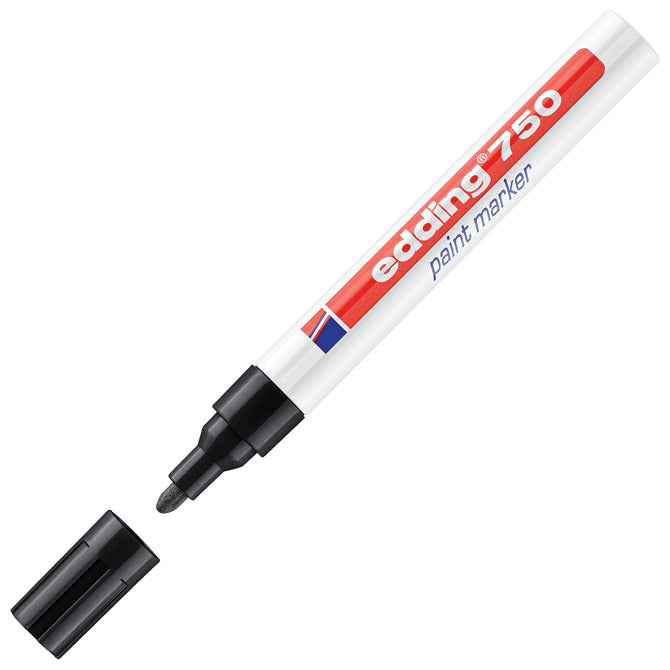 Permanentni lakirni marker 2-4mm edding 750 črn
