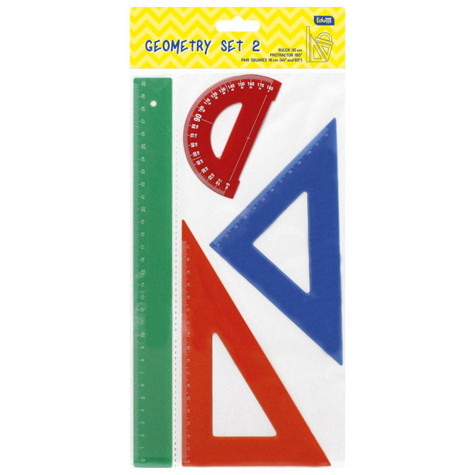 GEOMETRIJSKI SET GT2 SREDNJI V BARVI EDUCA BLISTER