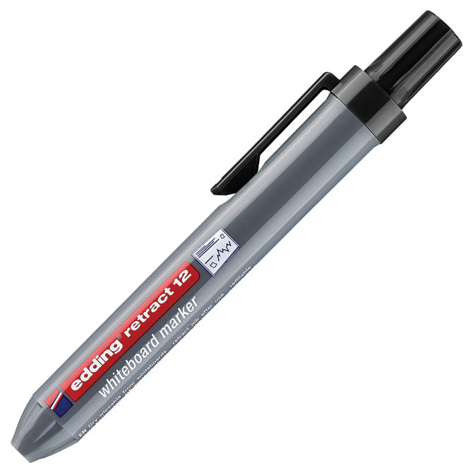 MARKER ZA BIJELU PLOČU 1,5-3MM EDDING RETRACT 12 CRNI