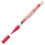 Marker permanentni lakirajući 1-2mm edding 751 crveni
