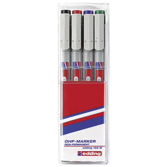 MARKER NON-PERMANENT OHP 1MM EDDING 152 M/4 S