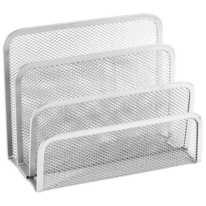 Stojalo za pisma žica 17,3x8x14cm ld01-169 fornax srebrna