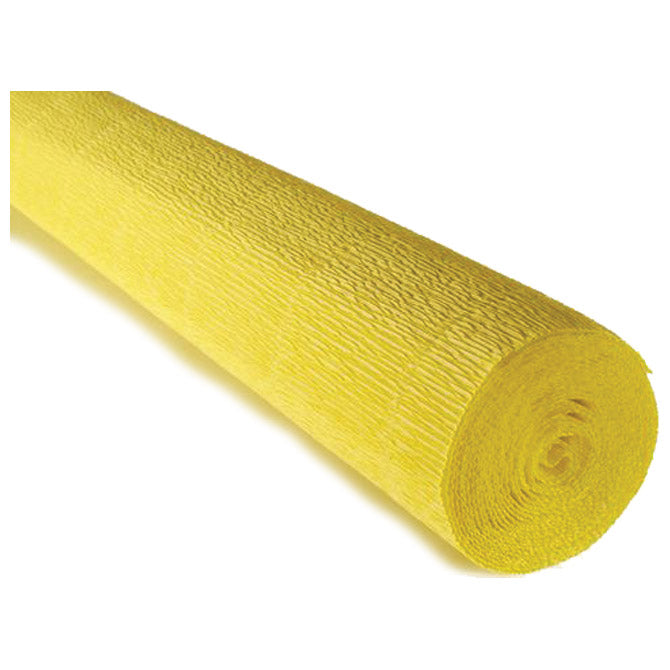 Papir krep 180g 50x250cm cartotecnica rossi 575 jarko žuti