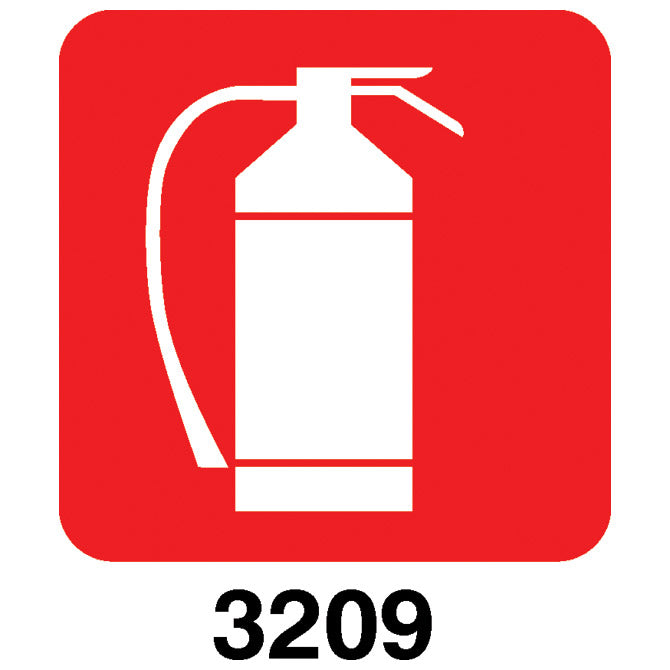 NALEPKE "GASILNI APARAT" SIMBOL 3209