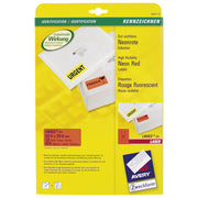 ETIKETE LK 63,5X29,6MM PK25L ZWECKFORM L6003-25 NEON RDEČE