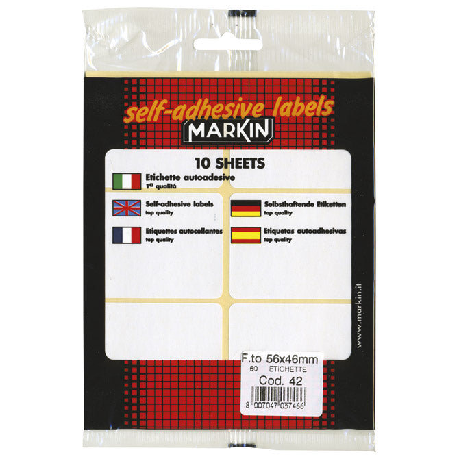 NALEPKE SLEP 56X46MM PK10L MARKIN 10042 BLISTER